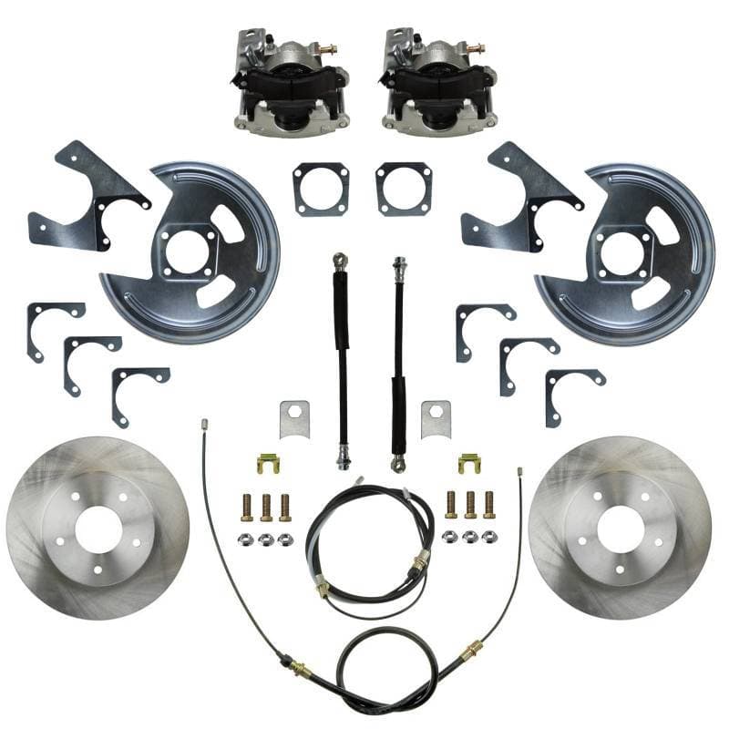GM 10 & 12 Bolt Rear Disc Brake Conversion Kit with Staggered Shocks – 5x4.75