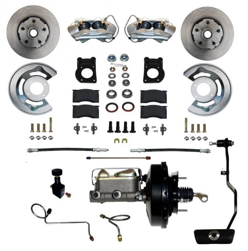 Power Disc Brake Conversion 67-69 Ford with Automatic Transmission - 4Piston