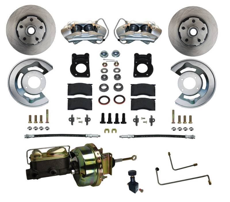 Power Disc Brake Conversion 1964.5-1966 Ford Mustang Auto Trans - 4 Piston