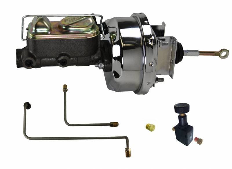 Chrome Hydraulic Kit for Power Brakes 1964.5-1966 Mustang with Automatic Transmission