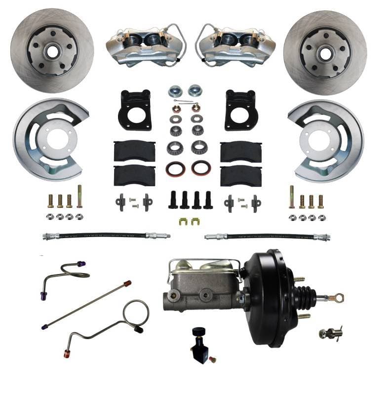 1971-1973 Mustang Power 4 Piston Front Disc Brake Conversion Kit
