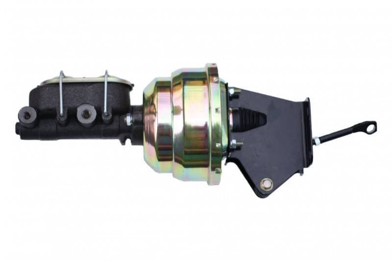 8-Inch Zinc Dual Power Brake Booster with 1-Inch Bore Master Cylinder for 1976-1986 Jeep CJ