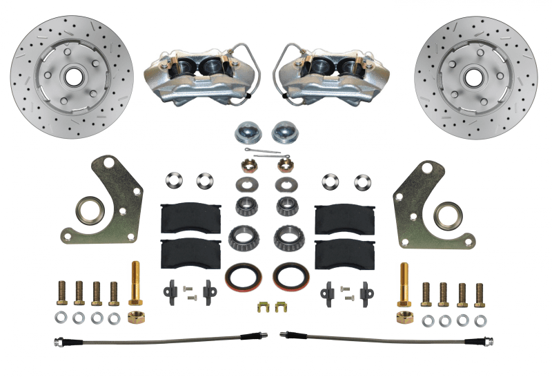 Mopar C-Body Front Disc Brake Conversion Kit with Spindle Mount and MaxGrip XDS Rotors