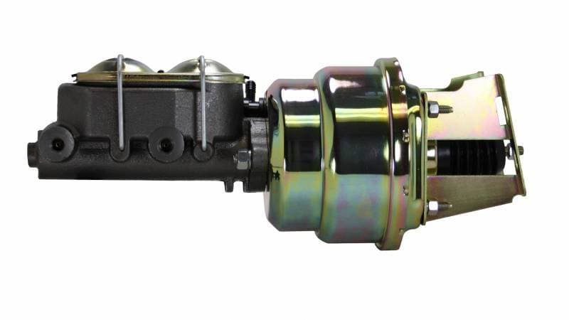 7-Inch Zinc Dual Power Booster with 1-1/8 Inch Bore Master Cylinder for 1960-1966 Chevrolet/GMC