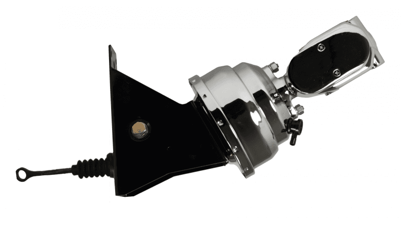 8-Inch Chrome Dual Power Brake Booster with 1-Inch Bore Master Cylinder for 1966-1977 Ford Bronco