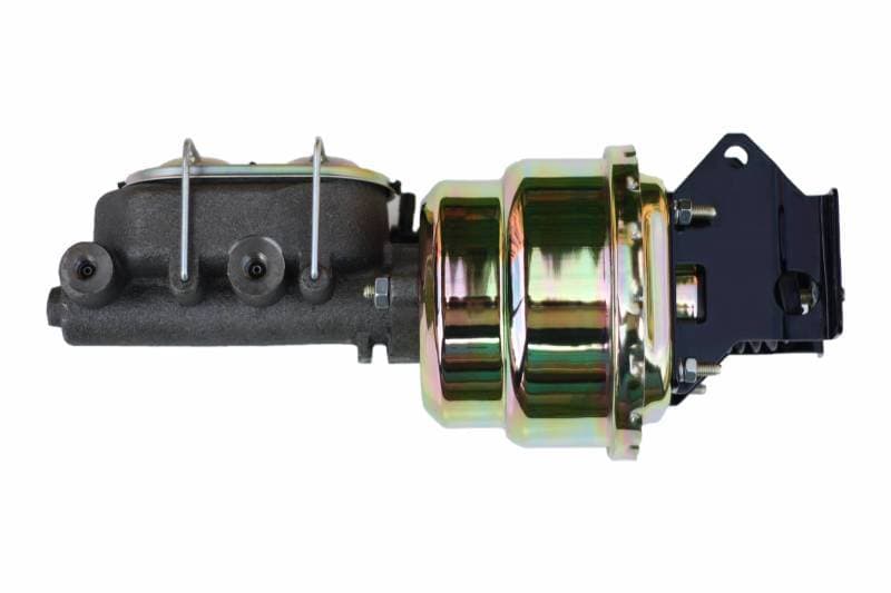 1957-1972 Ford F100 7-Inch Dual Power Booster with 1-Inch Bore Master Cylinder - Zinc