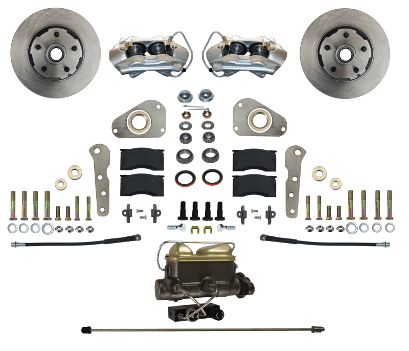Front Disc Brake Conversion Kit for 1960–1968 Full-Size Ford & Mercury with Factory Power Brakes