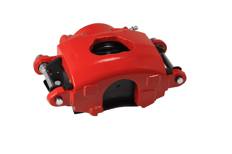 Red Powder Coated Single Piston Caliper for GM - Right Side