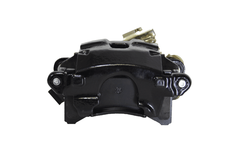 Black Powder-Coated Right Rear Caliper with Built-In Parking Brake