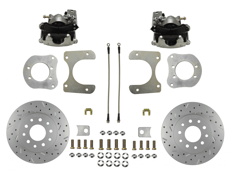 Rear Disc Brake Conversion Kit with MaxGrip XDS Rotors for Mopar 8-1/4 & 9-1/4 Rear Axles