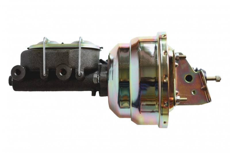 8-Inch Dual Power Booster with 1-Inch Bore Master Cylinder (Zinc) for 1970-1981 Chevy or Pontiac