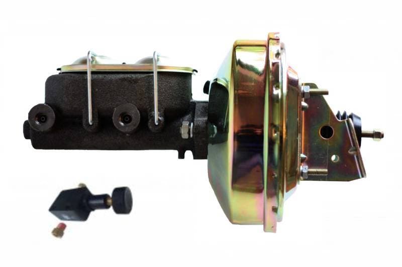 9 Inch Power Booster Kit with 1 Inch Bore Master Cylinder and Adjustable Proportioning Valve for Disc/Disc 1970-1981 Camaro and Firebird