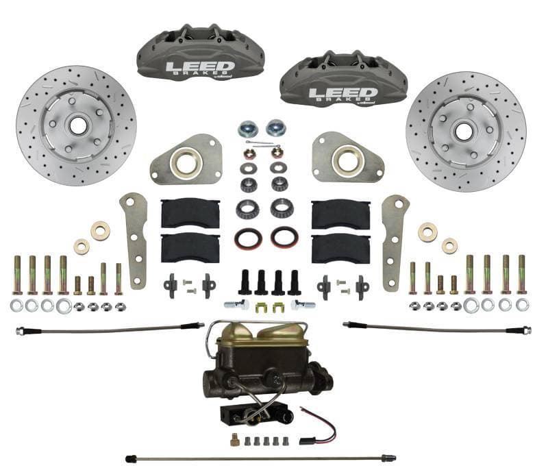 MaxGrip Lite 4 Piston Manual Front Disc Brake Conversion Ford Full Size