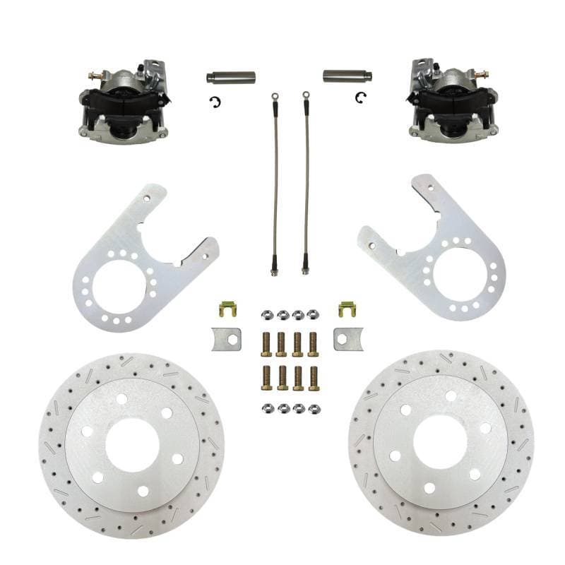 Rear Disc Brake Conversion Kit for 10-Inch Drum Chevrolet & GMC K1500 Trucks with MaxGrip XDS Rotors