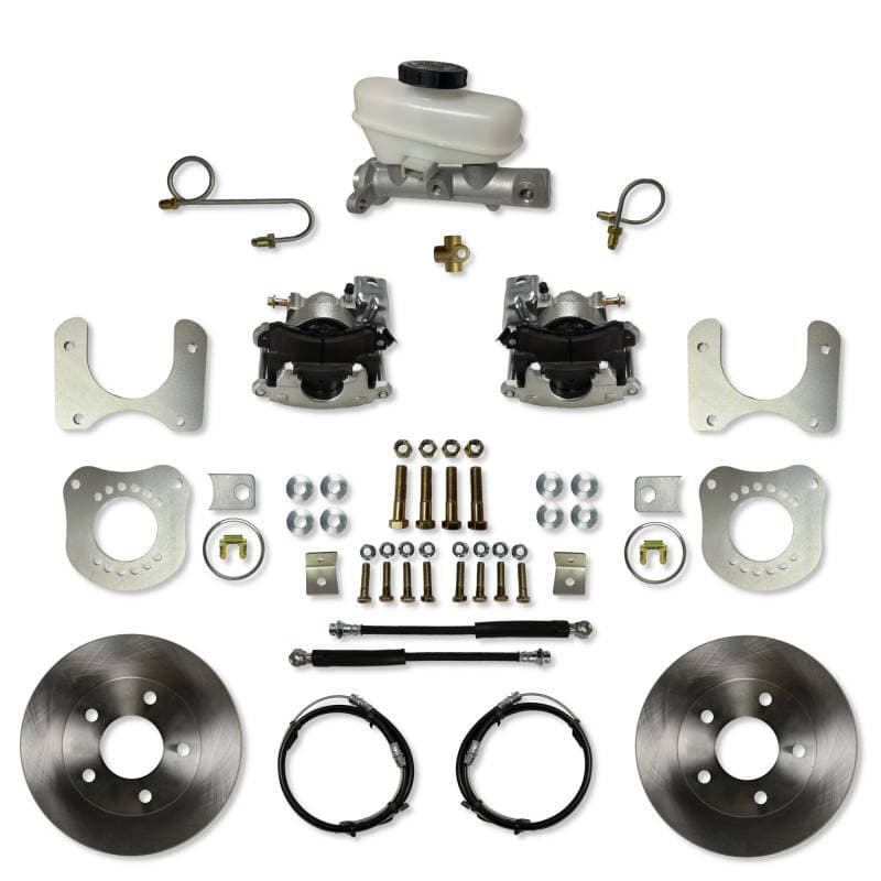 Rear Disc Brake Conversion Kit with 5-Lug Compatibility for 1987–1992 Ford Mustang Fox Body 7.5 & 8.8 Axles