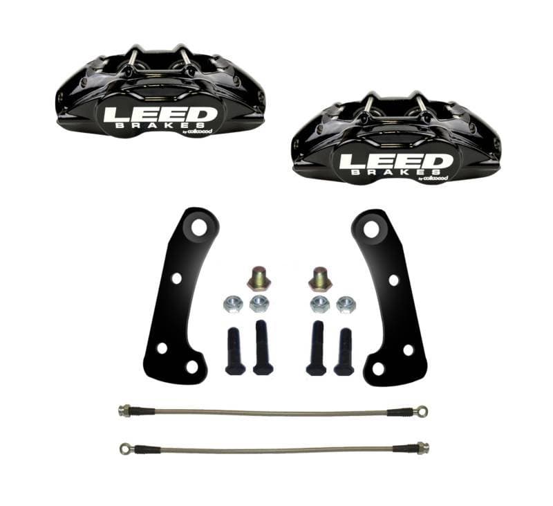 MaxGrip Lite 4 Piston Caliper Kit for GM AFX Body - Black Powder Coat
