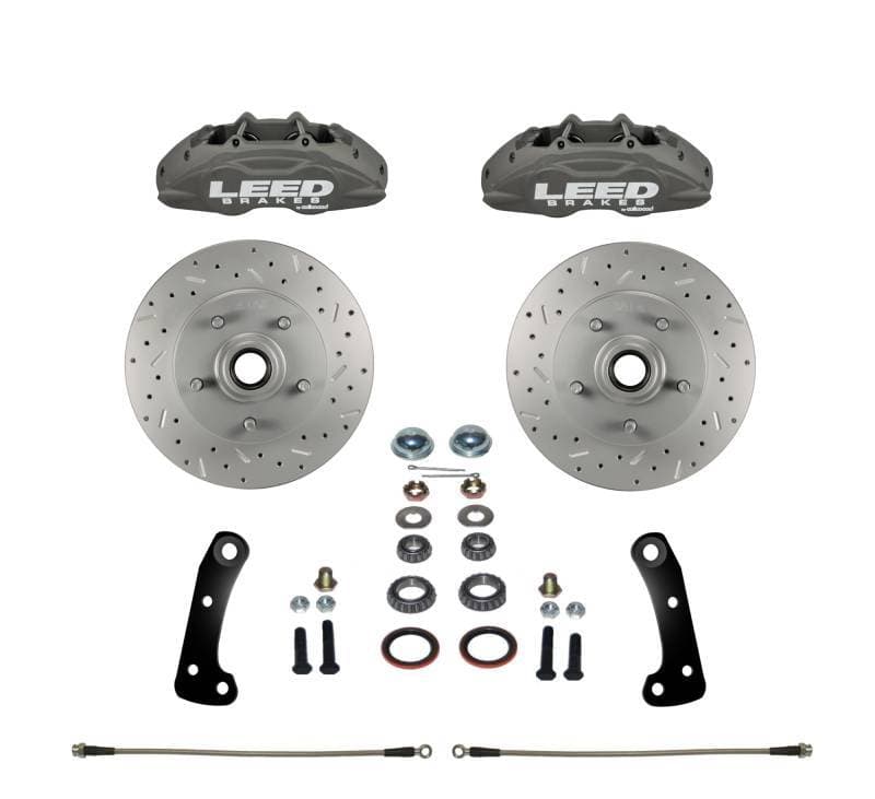 GM AFX Body MaxGrip Lite 4 Piston Disc Brake Conversion Kit  - Anodized