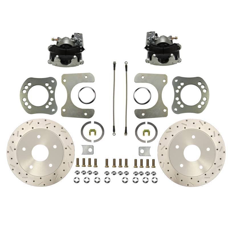 Rear Disc Brake Conversion Kit - Ford F100 & Bronco - Large Bearing Rear Axle - MaxGrip XDS