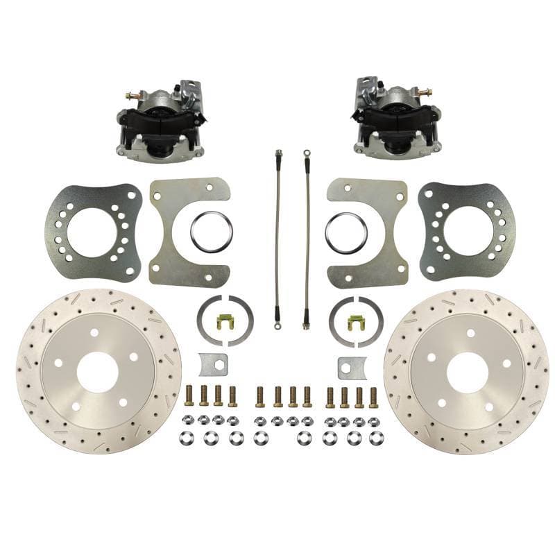 Rear Disc Brake Conversion Kit - Ford F100 & Bronco - Small Bearing Rear Axle - MaxGrip XDS