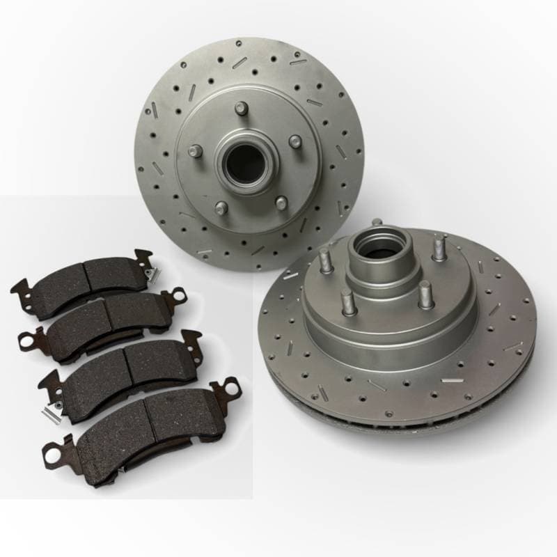 MaxGrip XDS Cross Drilled & Slotted Brake Rotor & Pad Kit - GM 2WD Truck Light Duty 