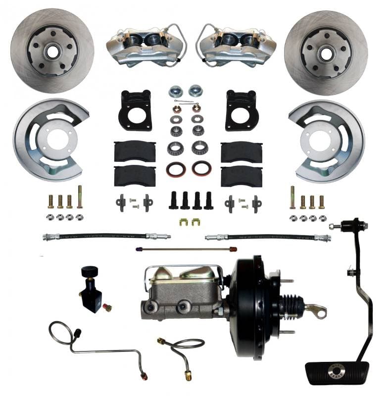 Power Disc Brake Conversion 70 Mustang with Automatic Transmission - 4Piston