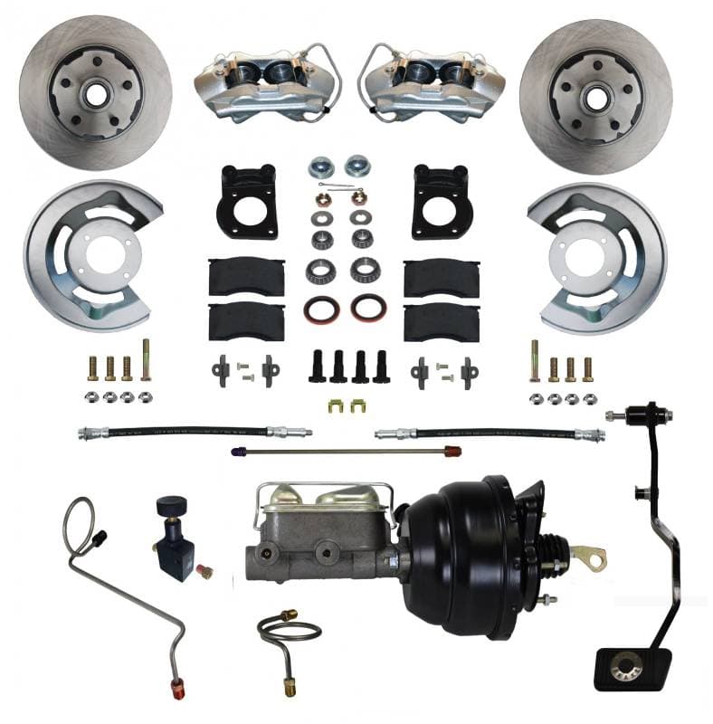 1967-69 Ford Mustang Manual Transmission Power Front Disc Brake Conversion Kit