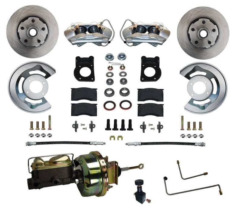 Power Disc Brake Conversion 1964.5-1966 Ford Mustang Auto Trans - 4 Piston