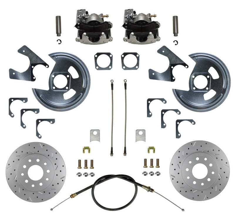 GM 10 and 12 Bolt Rear Disc Brake Conversion Kit with MaxGrip XDS Rotor