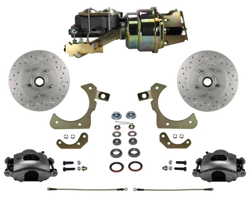 Power Front Disc Brake Conversion Kit with Disc Disc Valve | MaxGrip XDS