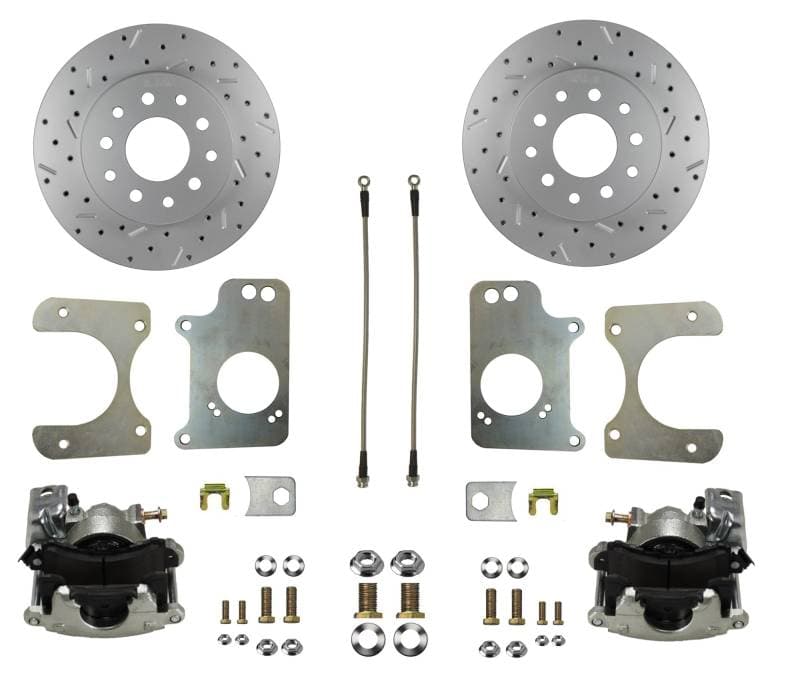 Rear Disc Brake Conversion Kit - GM 10 Bolt Axles with 3 Bolt Flange - MaxGrip XDS