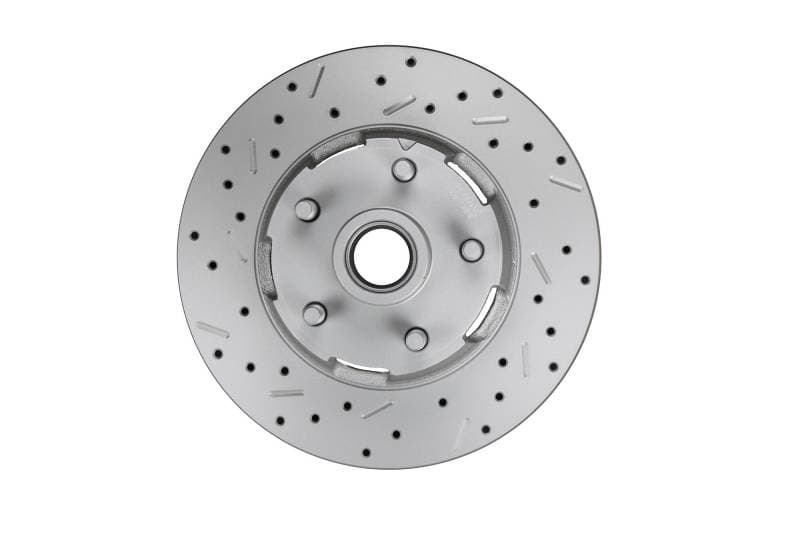 LEED Brakes Cross-Drilled & Slotted Left Front Replacement Rotor