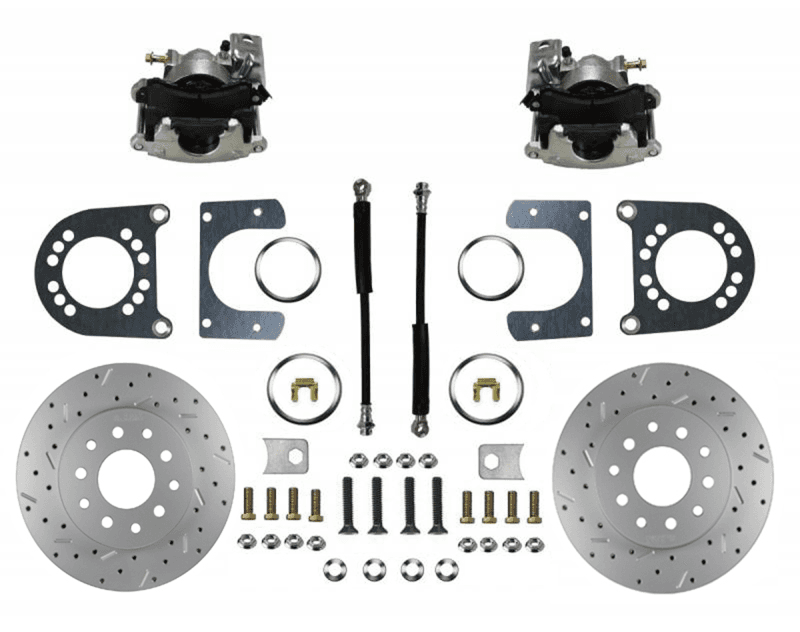 Rear Disc Brake Conversion Kit with MaxGrip XDS Rotors for 1955-1968 GM Full-Size Vehicles