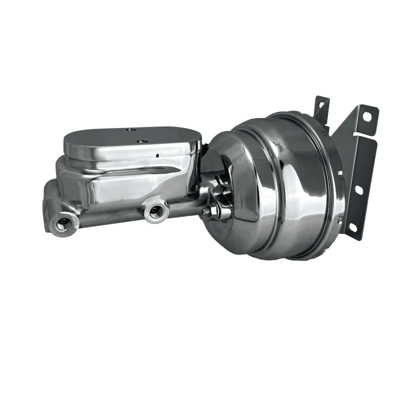 Chrome Power Brake Booster & Master Cylinder Kit for 1973-87 Chevrolet & GMC Trucks