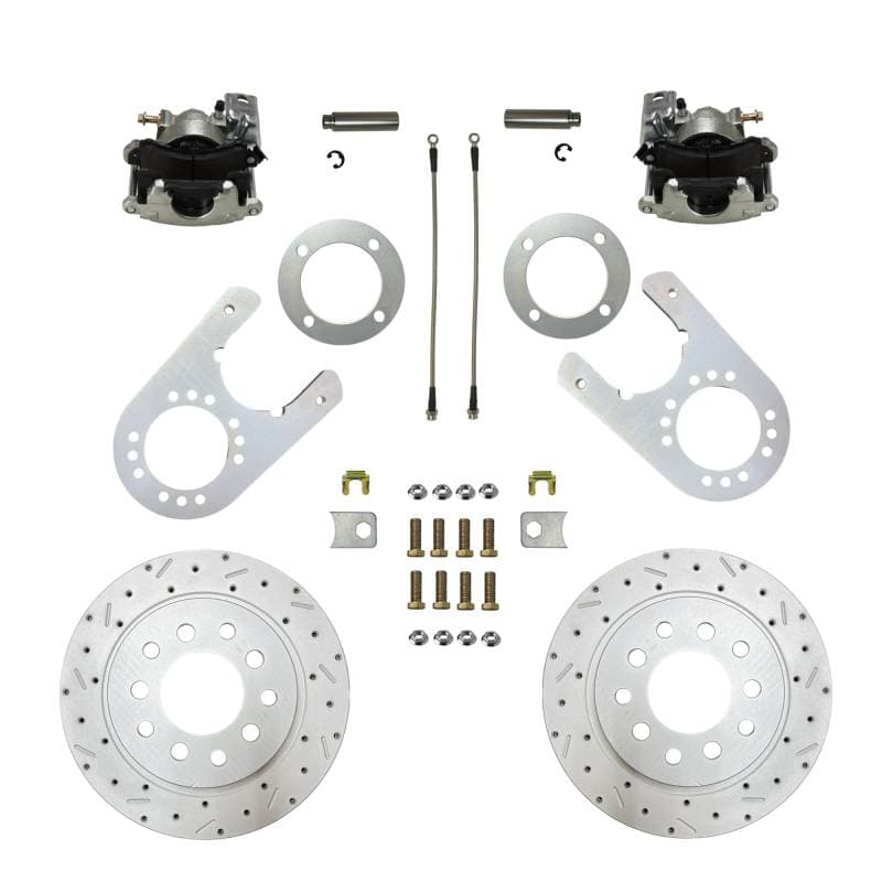 Rear Disc Brake Conversion Kit with MaxGrip XDS Rotors for 11-Inch Drum Chevrolet & GMC C1500 Trucks