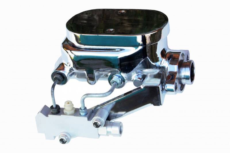 Master Cylinder Kit – 1-1/8" Bore Flat Top with Side Mount Proportioning Valve for 4-Wheel Disc Brakes