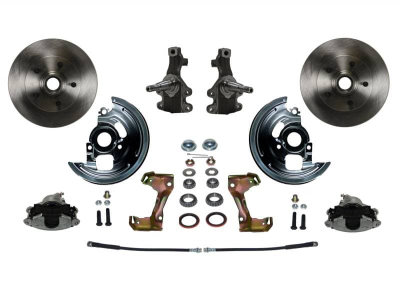 GM AFX Spindle Mount Front Disc Brake Conversion Kit with 2" Drop Spindle