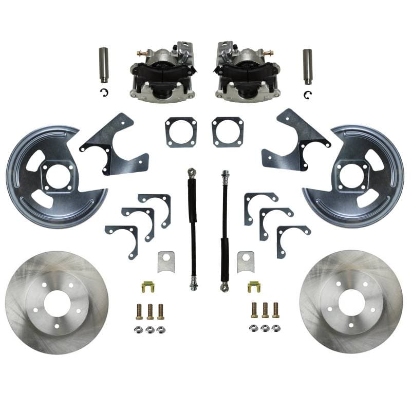 Rear Disc Brake Conversion Kit - GM 10 & 12 Bolt Axles 5 x4.75 non Staggered Shocks